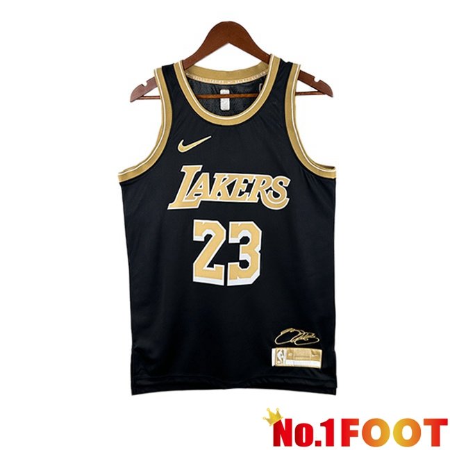 NBA Los Angeles Lakers (LeBron James 23)Jersey Black 2023/2024