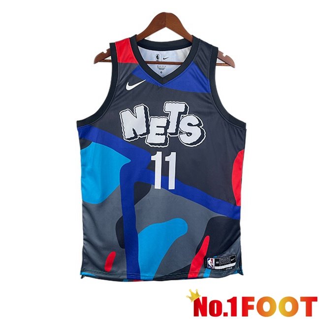 NBA Brooklyn Nets (Kyrie Irving 11)Jersey Blue Black 2024/2025