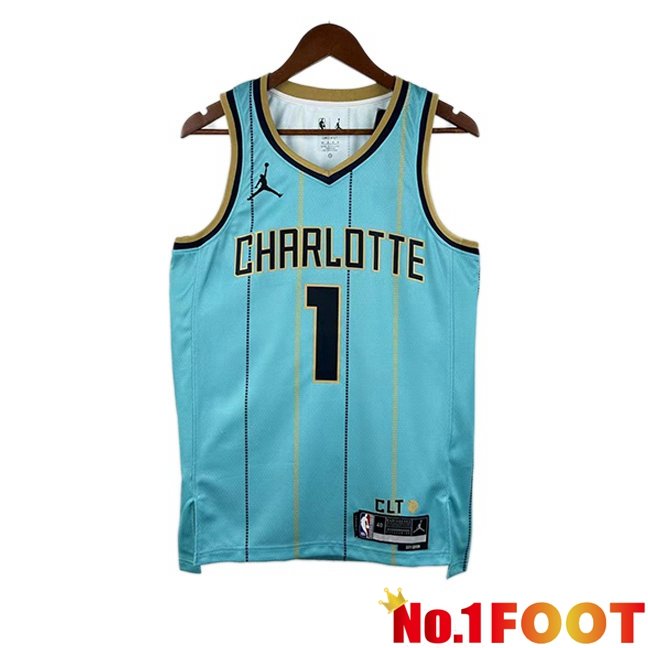 NBA Charlotte Hornets (LaMelo Ball 1)Jersey Blue 2024/2025