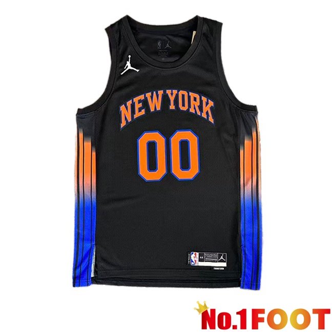 NBA New York Knicks (Jordan Clarkson 00)Jersey Black 2025/2026
