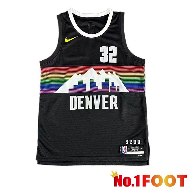 NBA Denver Nuggets (Aaron Gordon 32)Jersey Black 2025/2026