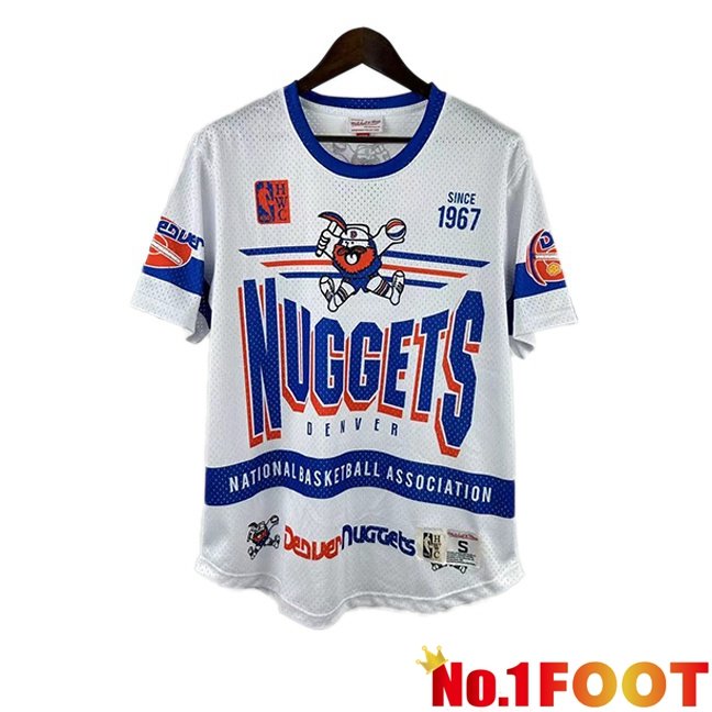 NBA Denver Nuggets Jersey Special Edition Retro White Blue 2025/2026
