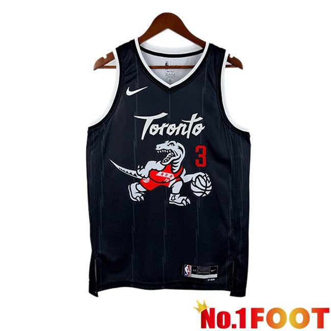 NBA Toronto Raptors (Brandon Ingram 3)Jersey Black 2025/2026