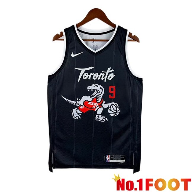 NBA Toronto Raptors (RJ Barrett 9)Jersey Black 2025/2026