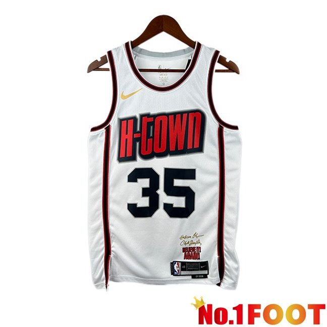 NBA Houston Rockets (Kevin Durant 35)Jersey White 2024/2025