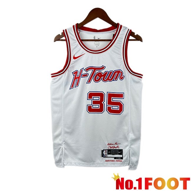NBA Houston Rockets (Kevin Durant 35)Jersey White 2023/2024