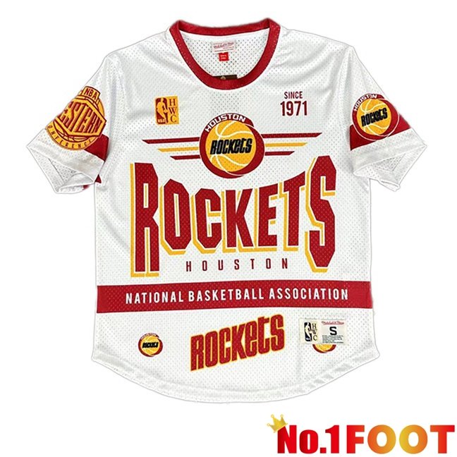NBA Houston Rockets Jersey Special Edition Retro White Red 2025/2026