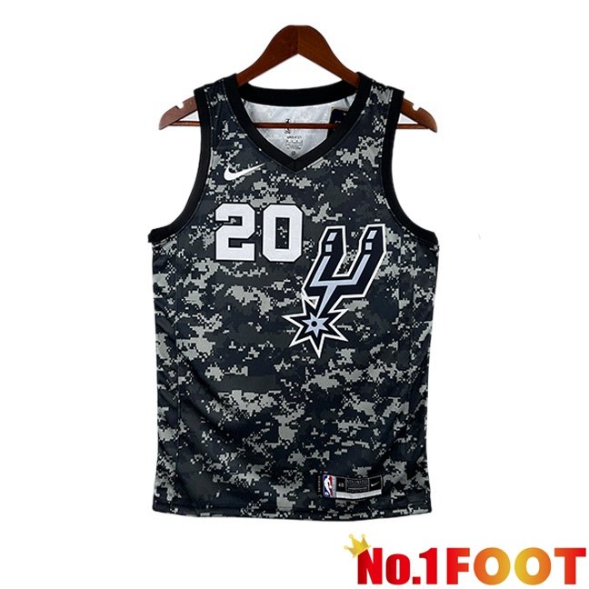NBA San Antonio Spurs (Manu Ginóbili 20)Jersey Special Edition Black 2025/2026