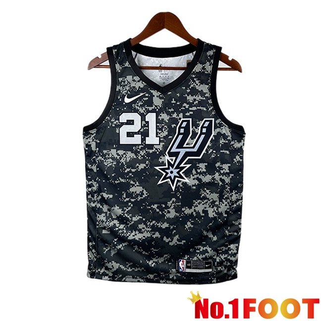 NBA San Antonio Spurs (Tim Duncan 21)Jersey Special Edition Black 2025/2026