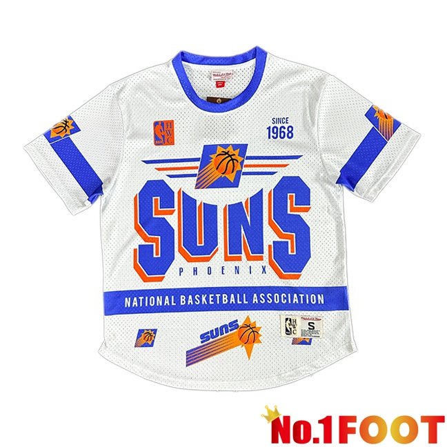 NBA Phoenix Suns Jersey Special Edition Retro White Blue