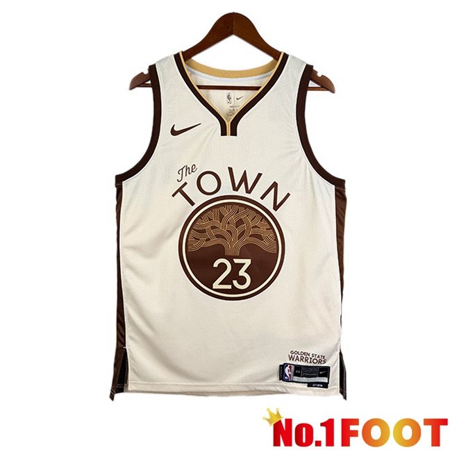 NBA Golden State Warriors (Draymond Green 23)Jersey Yellow 2025/2026