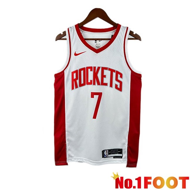 NBA Houston Rockets (Kevin Durant 7)Jersey White 2022/2023