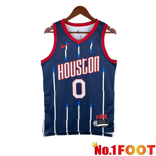 NBA Houston Rockets (Russell Westbrook 0)Jersey Blue Royal 2022/2023