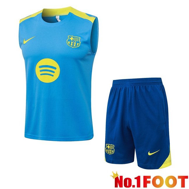 FC Barcelona Soccer Vest + Shorts Blue 2026/2027