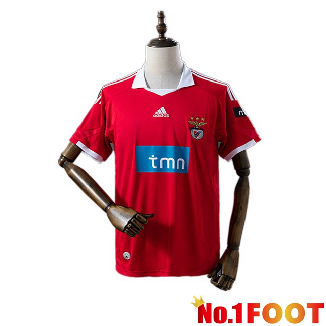 S.L Benfica Retro Home Soccer Jersey Red 2009-2010