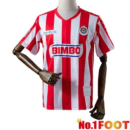 CD Guadalajara Retro Home Soccer Jersey 2010/2011