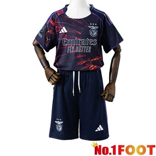Benfica Kids Fourth Soccer Jersey 2025/2026