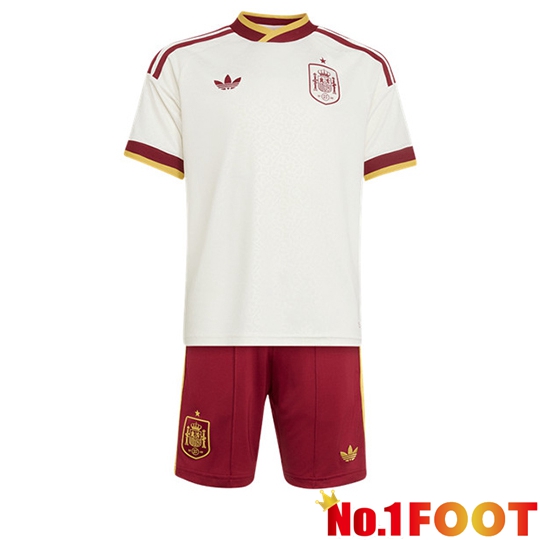 Spain Kids Away Soccer Jersey 2026/2027