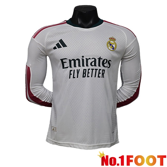 Real Madrid Home Soccer Jersey Long sleeve 2026/2027