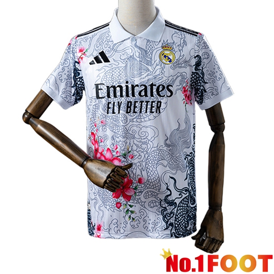 Real Madrid Soccer Jersey Special Edition White 2026/2027