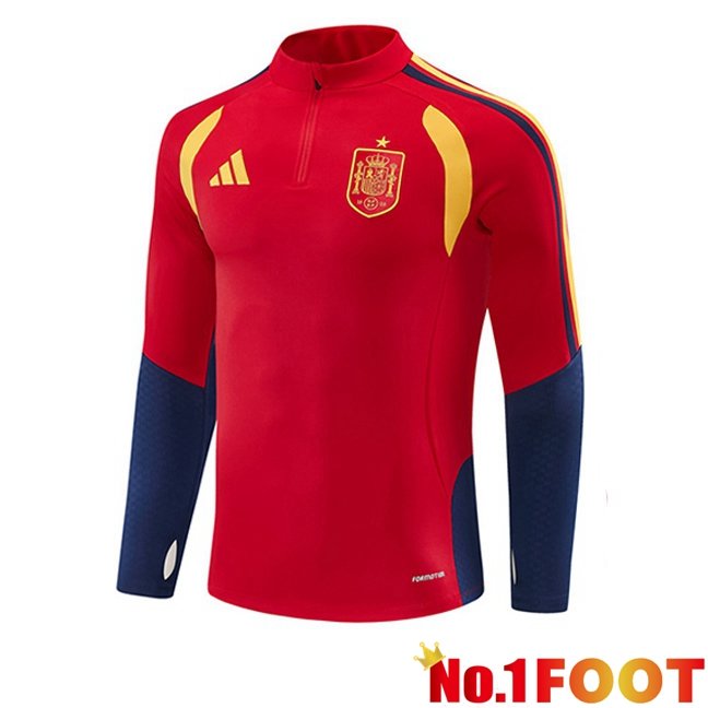 Spain Training Sweatshirt Red 2026/2027