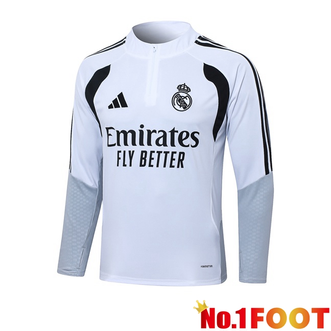Real Madrid Training Sweatshirt White 2026/2027