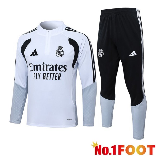 Real Madrid kit Training Tracksuit White 2026/2027