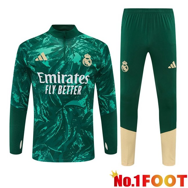 Real Madrid kit Training Tracksuit Green 2026/2027