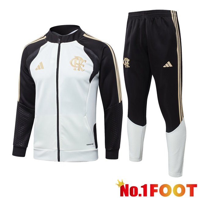 Flamengo kit Training Jacket Tracksuit White 2026/2027