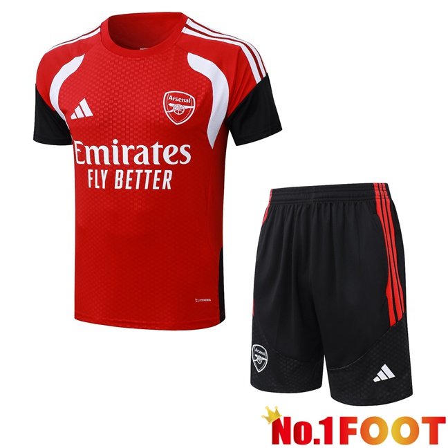 Arsenal kit Training T Shirt + Shorts Red 2026/2027