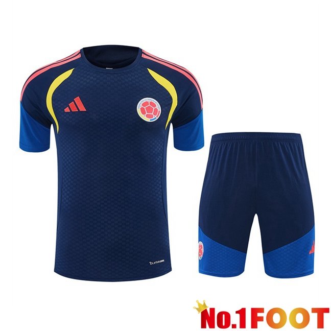 Colombia kit Training T Shirt + Shorts Blue Royal 2026/2027