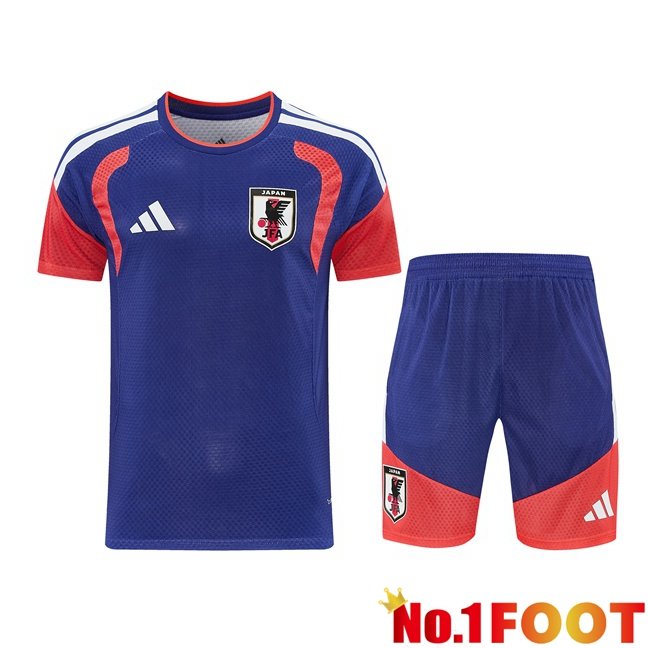 Japan kit Training T Shirt + Shorts Blue Royal 2026/2027