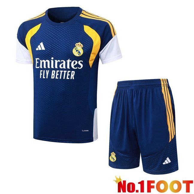 Real Madrid kit Training T Shirt + Shorts Blue Royal 2026/2027
