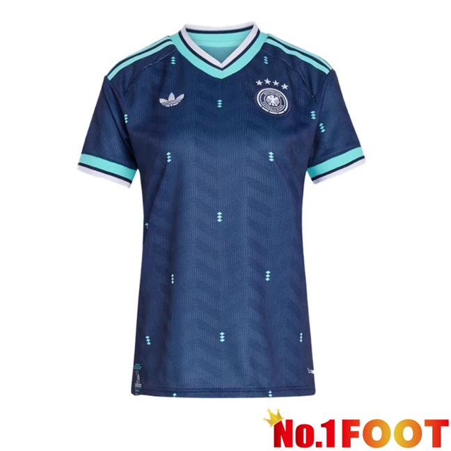 Germany Women Away Soccer Jersey Blue Royal 2026/2027