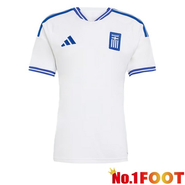 Greece Home Soccer Jersey White 2026/2027