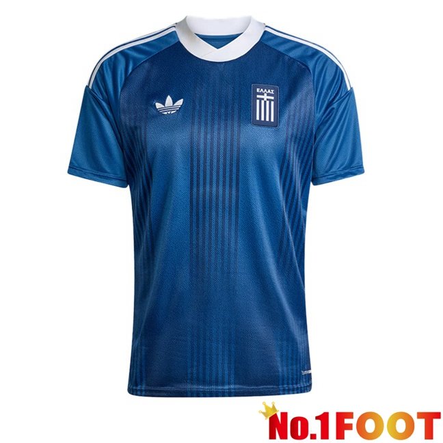 Greece Away Soccer Jersey Blue 2026/2027