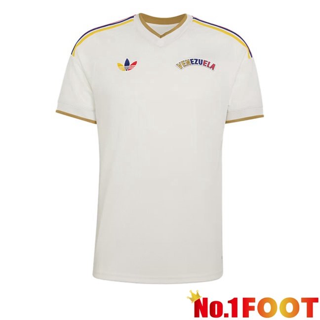 Venezuela Away Soccer Jersey White 2026/2027