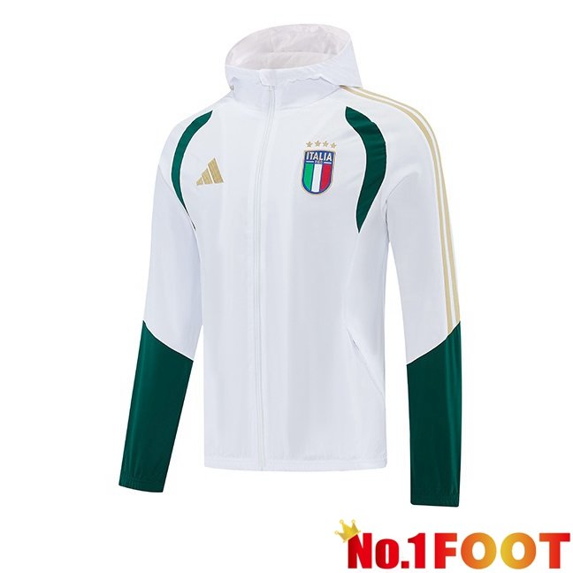 Italy WindbreakerWhite 2026/2027