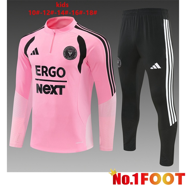 Inter Miami CF Kids kit Training Tracksuit Pink 2026/2027
