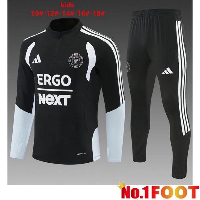 Inter Miami CF Kids kit Training Tracksuit Black 2026/2027