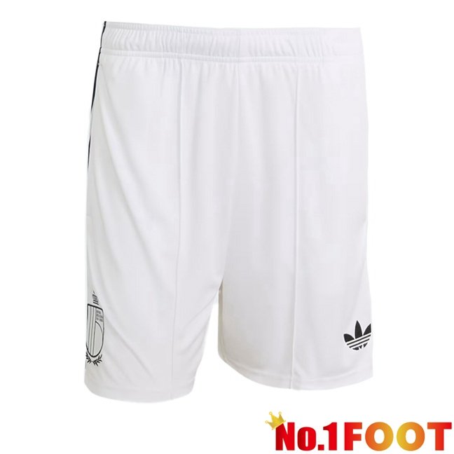 Belgium Away Soccer Shorts White 2026/2027