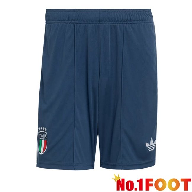 Italy Away Soccer Shorts Blue Royal 2026/2027
