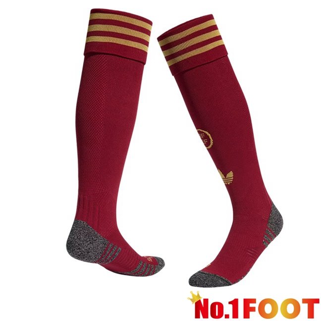 Spain Away Soccer Socks Red 2026/2027