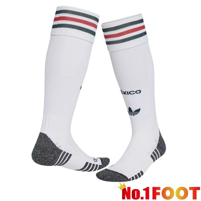 Mexico Away Soccer Socks White 2026/2027