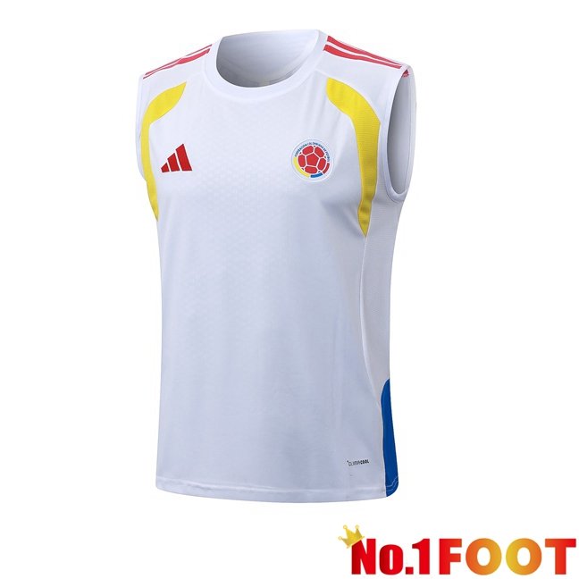 Colombia Gilet Soccer White 2026/2027