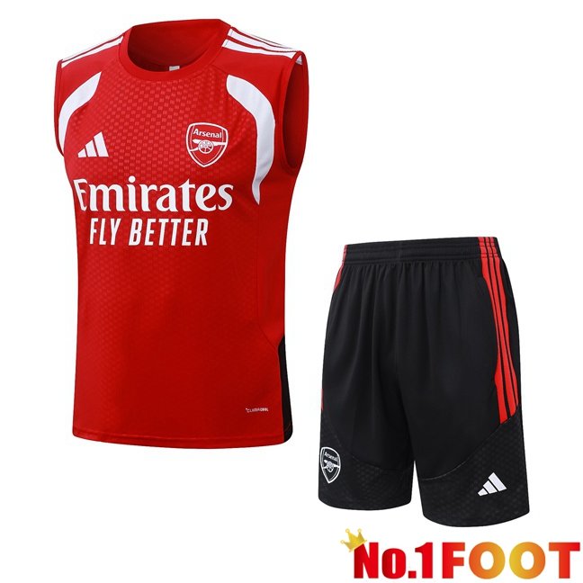 Arsenal Gilet Soccer + Shorts Red 2026/2027