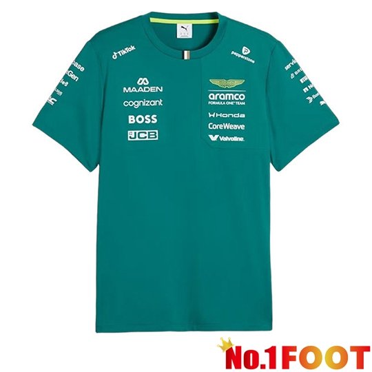Aston Martin Team T-Shirt F1 Green 2026
