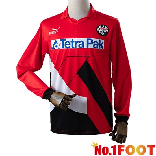 Eintracht Frankfurt Home Soccer Jersey Long sleeve 1993/1995