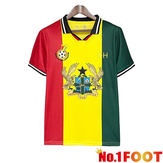 Ghana Soccer Jersey Special Edition Yellow/Green/Red 2026/2027