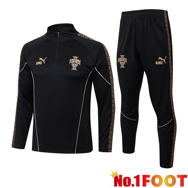 Portugal kit Training Tracksuit Black 2026/2027
